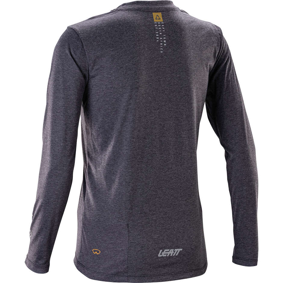 Leatt Damen-MTB-Trikot Gravity 3.0 Langarm - für Enduro und Trail, Schwarz