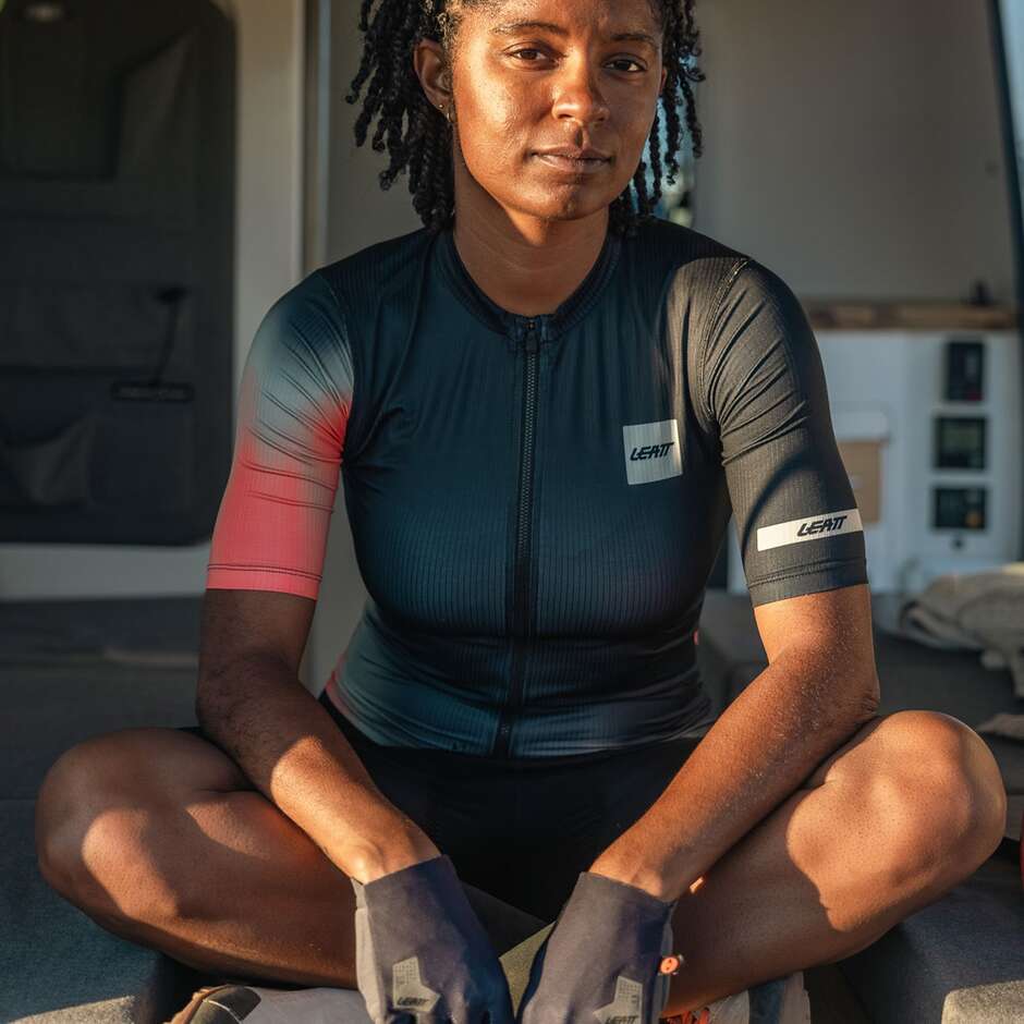 Leatt Damen-Trikot Tecnica Endurance 3.0 – Atmungsaktiv für Crosslauf und Trailrunning, Schwarz