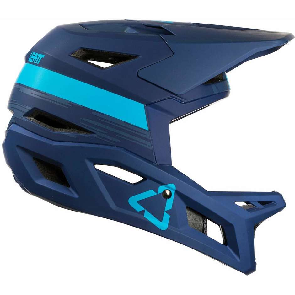 Leatt DBX 4.0 v19.1 INK Full Face MTB Bike Helmet Blue
