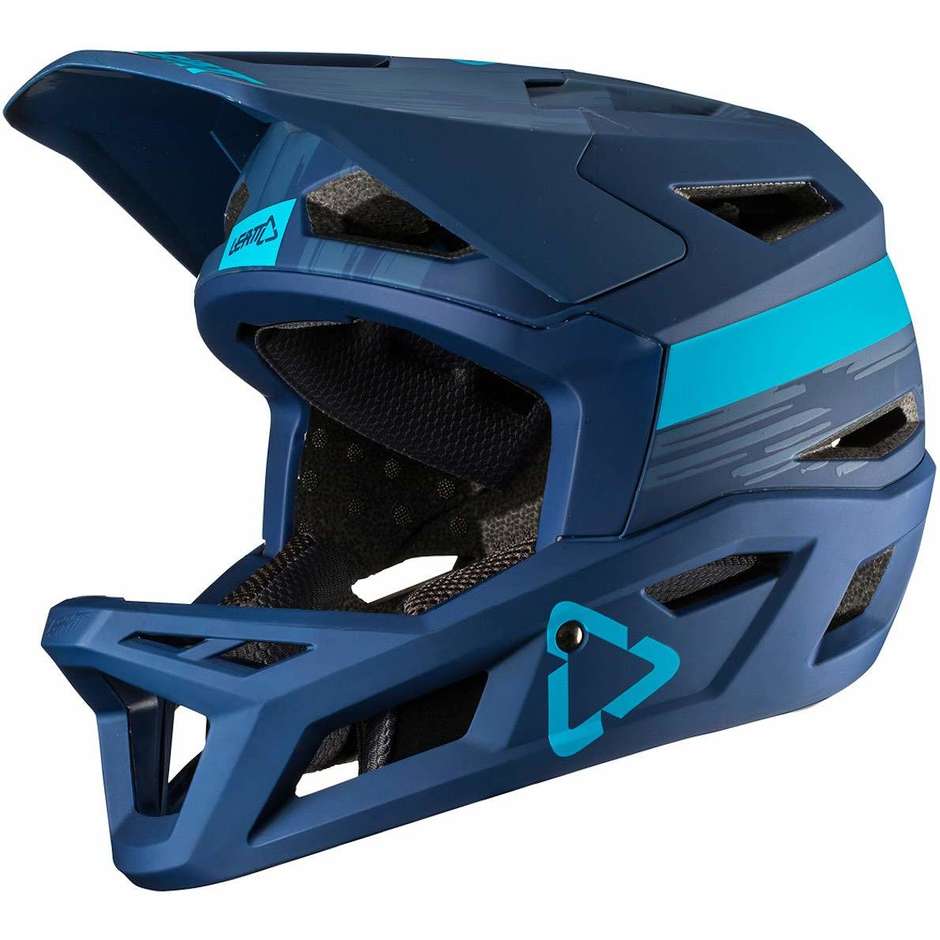 Leatt DBX 4.0 v19.1 TINTE MTB Bike Helm Blau