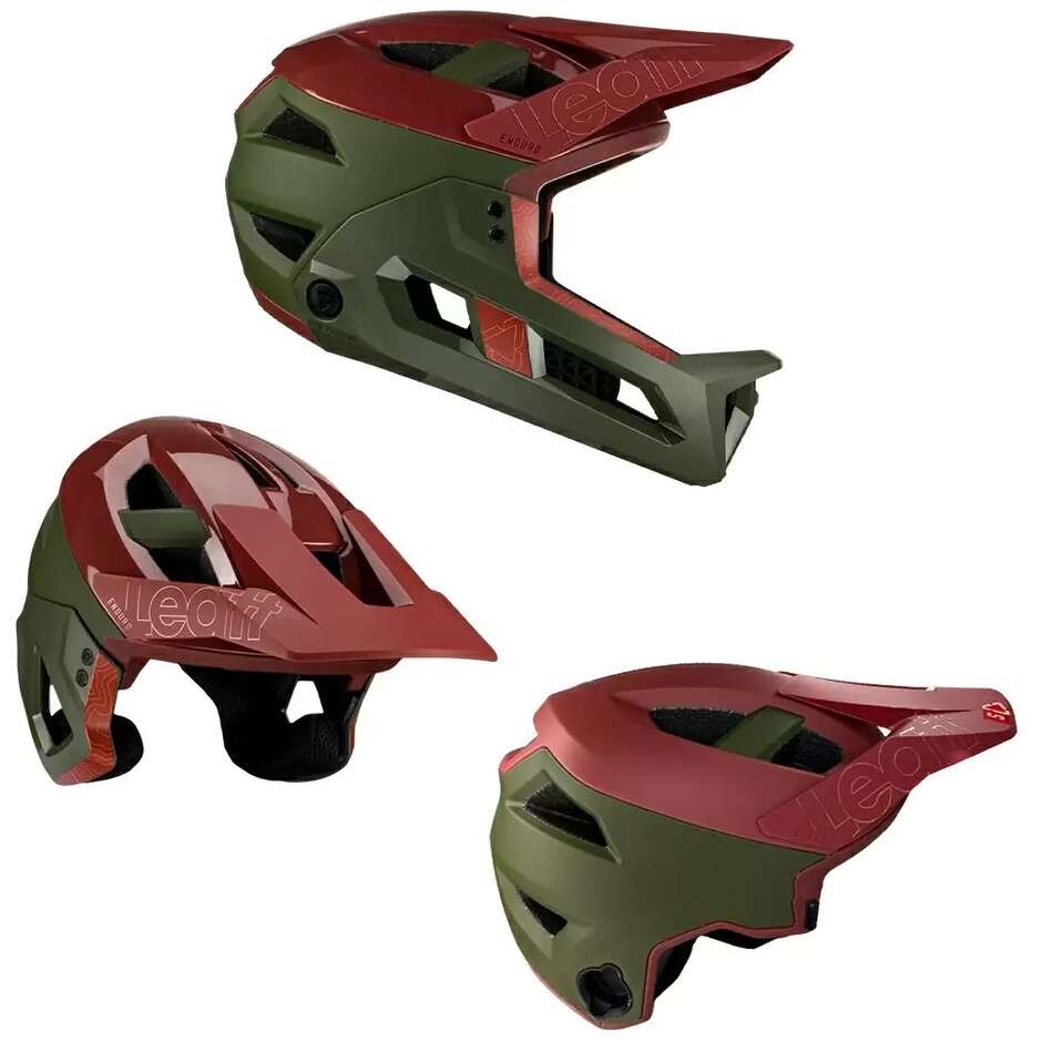 Leatt ENDURO 3.0 V23 PINE Grün MTB-Helm