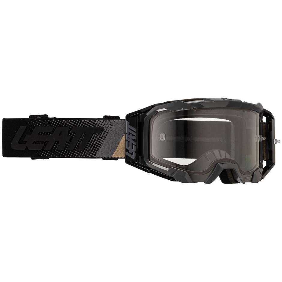 Leatt GOGGLE VELOCITY 5.5 SCHWARZ KLAR 83VLT Moto Cross Maske Schwarz
