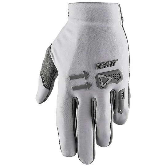 Leatt GPX 2.5 Enduro Motorcycle Gloves White Windblock