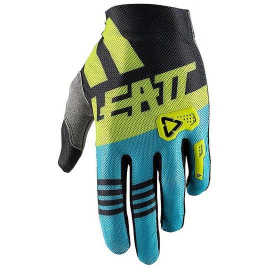 Leatt GPX 2.5 X-Flow Black Lime Enduro Motorcycle Gloves