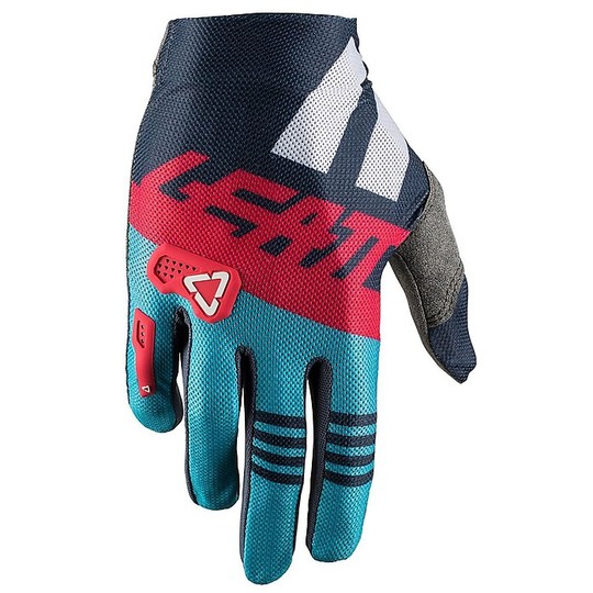 Leatt GPX 2.5 X-Flow Blue Cross Enduro Motorcycle Gloves