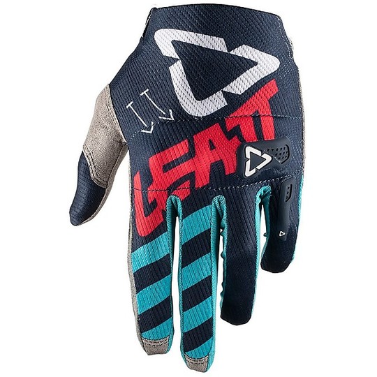 Leatt GPX 3.5 Lite Ink Blue Cross Enduro Gloves
