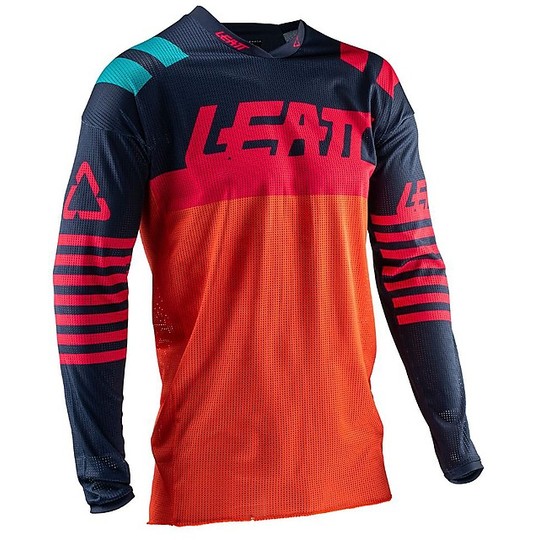 Leatt GPX 4.5 X-Flow Orange Cross Enduro jersey