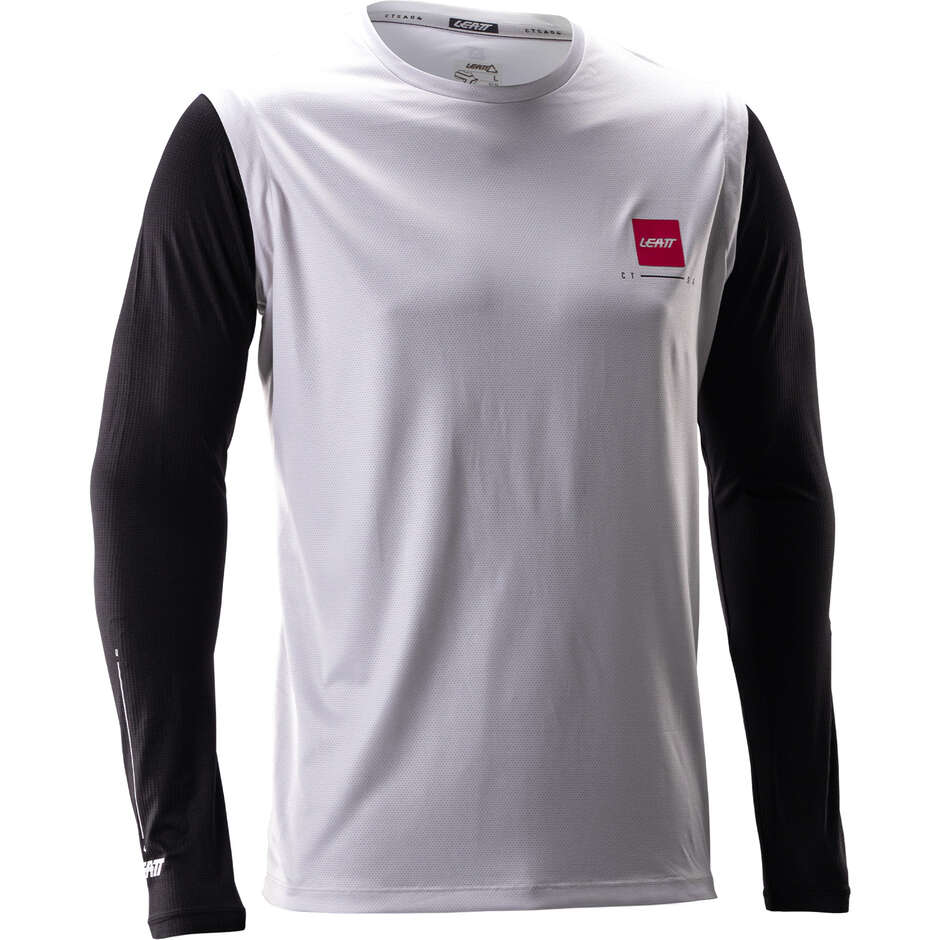Leatt Gravity 2.0 MTB Jersey - Breathable, Lightweight, for Trail and Enduro, White