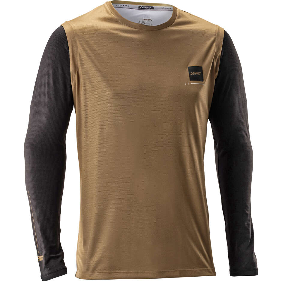 Leatt Gravity 2.0 MTB-Trikot – Atmungsaktives, leichtes Trikot für Trail und Enduro, Braun