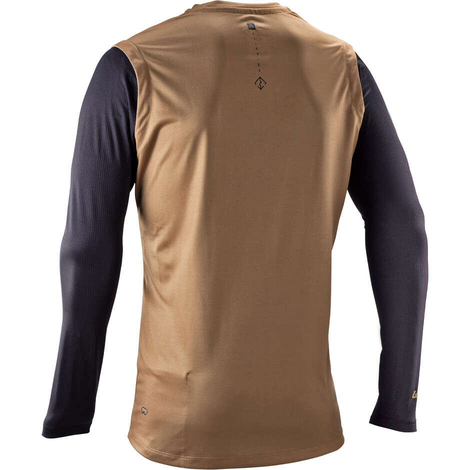 Leatt Gravity 2.0 MTB-Trikot – Atmungsaktives, leichtes Trikot für Trail und Enduro, Braun