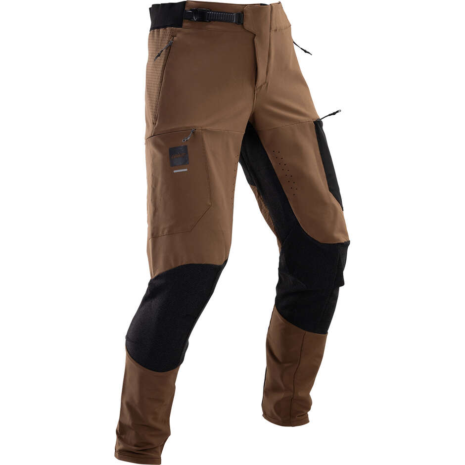 Leatt Gravity 4.0 MTB Pants - Lightweight and Breathable for Enduro and Downhill, Brown
