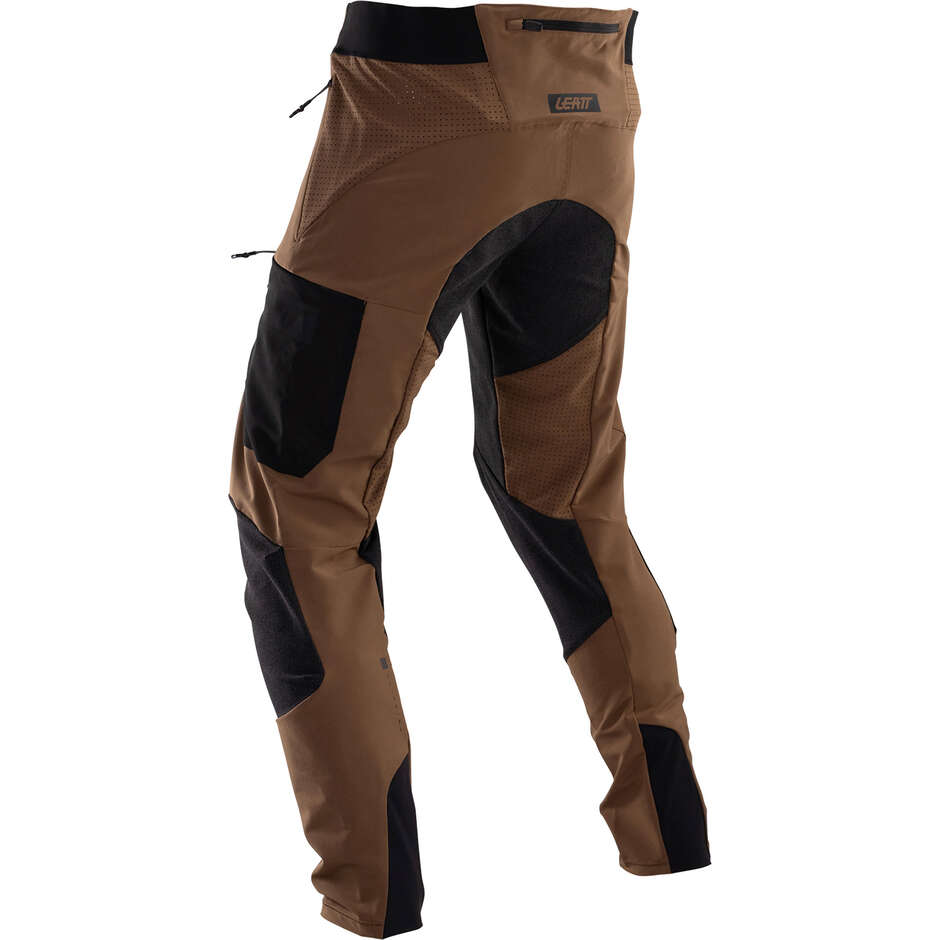 Leatt Gravity 4.0 MTB Pants - Lightweight and Breathable for Enduro and Downhill, Brown