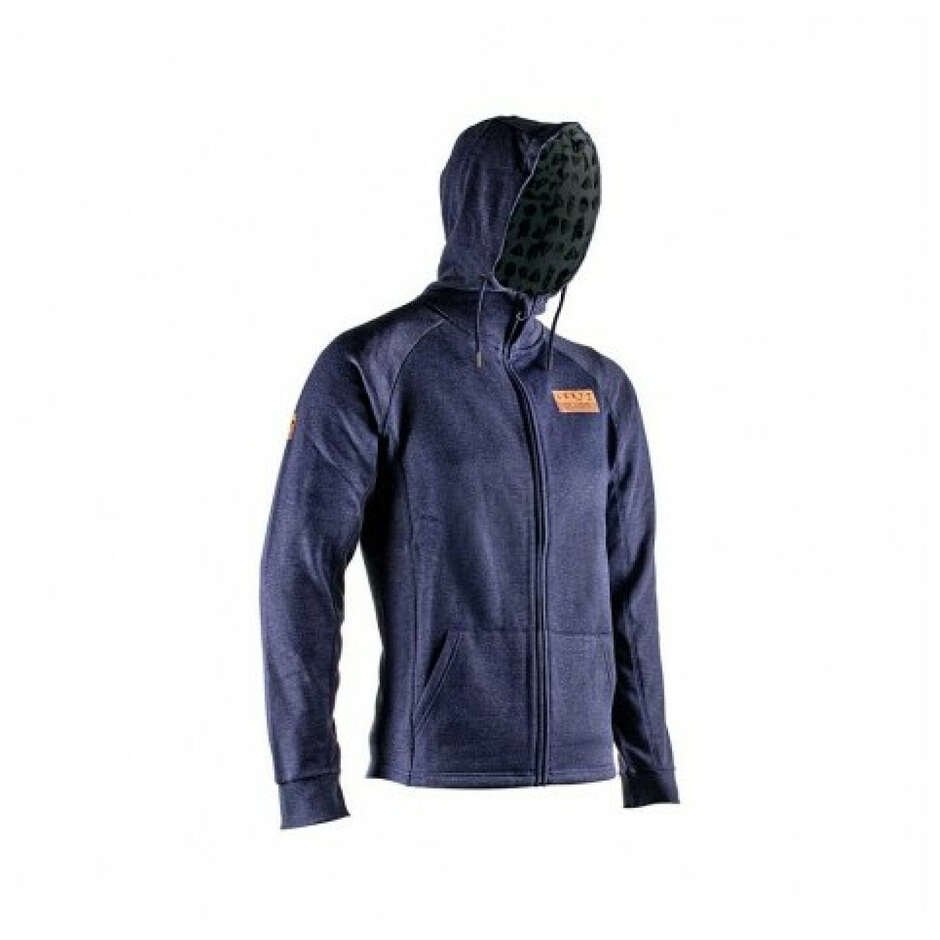 Leatt HOODIE UPCYCLE Blue sweatshirt