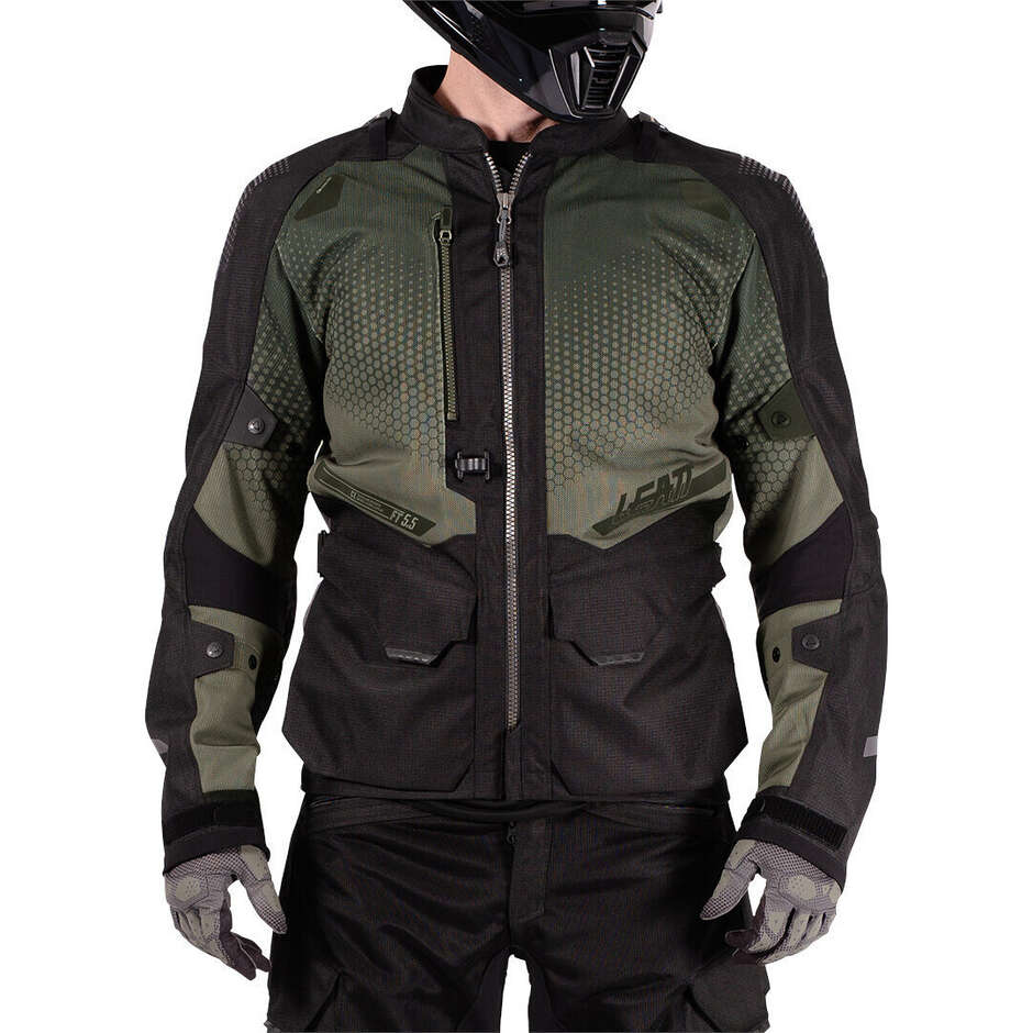 Leatt JACKET ADV FLOWTOUR 5.5 Grüne Abenteuerjacke