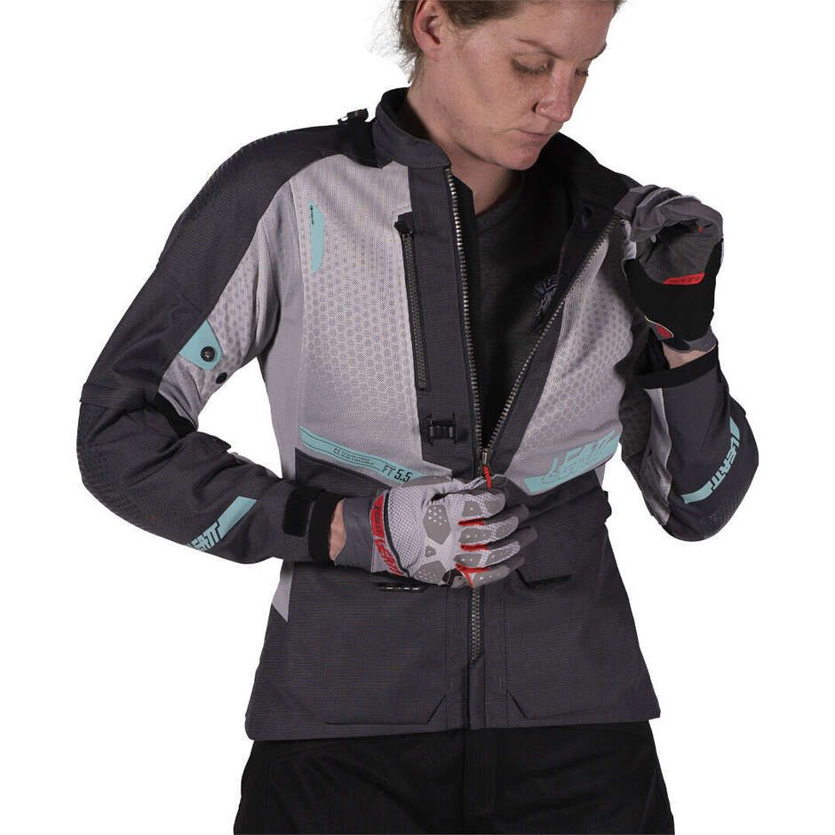 Leatt JACKET ADV FLOWTOUR 5.5 WOM Women's Adventure Jacket Grey