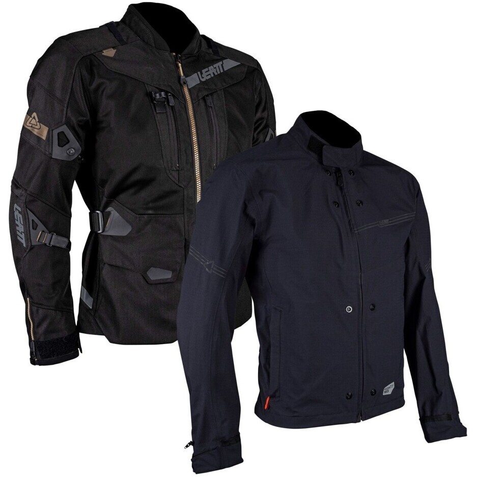 Leatt JACKET ADV FLOWTOUR 7.5 Black Motorcycle Jacket