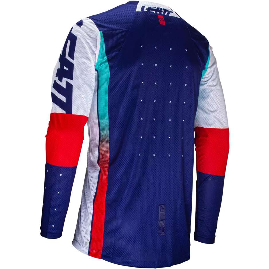 Leatt JERSEY MOTO 4.5 LITE Blaues Motocross-Trikot