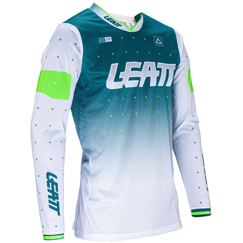 Leatt JERSEY MOTO 4.5 LITE Grünes Cross-Moto-Trikot