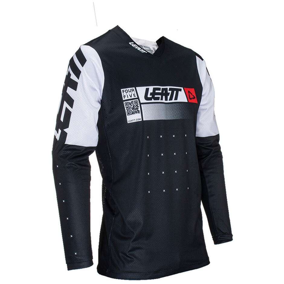 Leatt JERSEY MOTO 4.5 LITE Schwarzes Motocross-Trikot