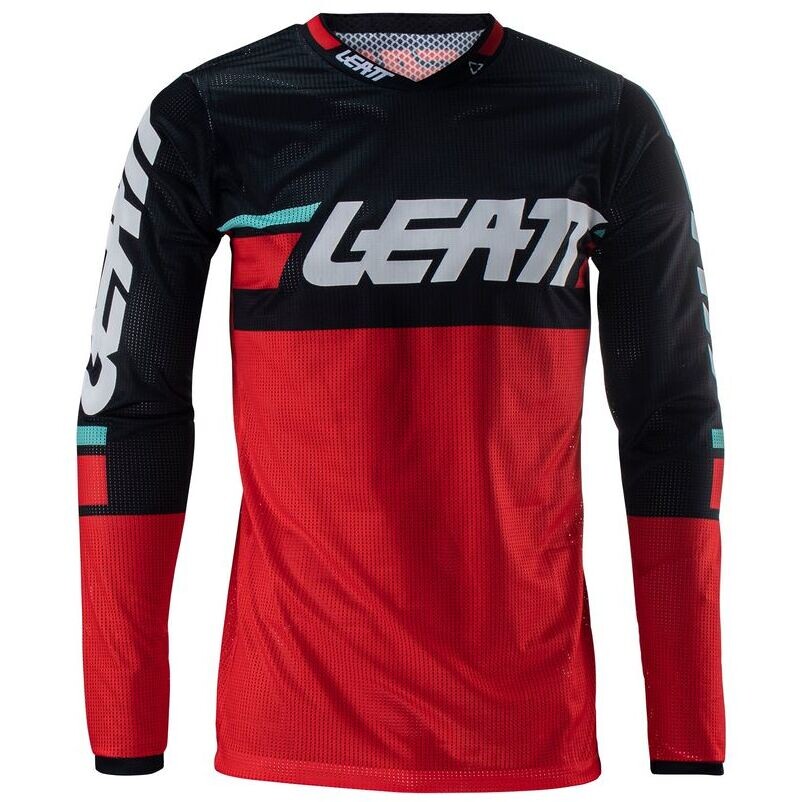 Leatt JERSEY MOTO 4.5 X-FLOW Rotes Kreuz Moto Trikot