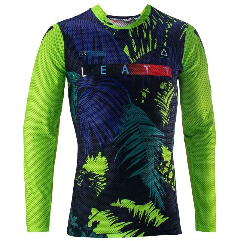 Leatt JERSEY MOTO 5.5 ULTRAWELD Grünes Cross Moto-Trikot