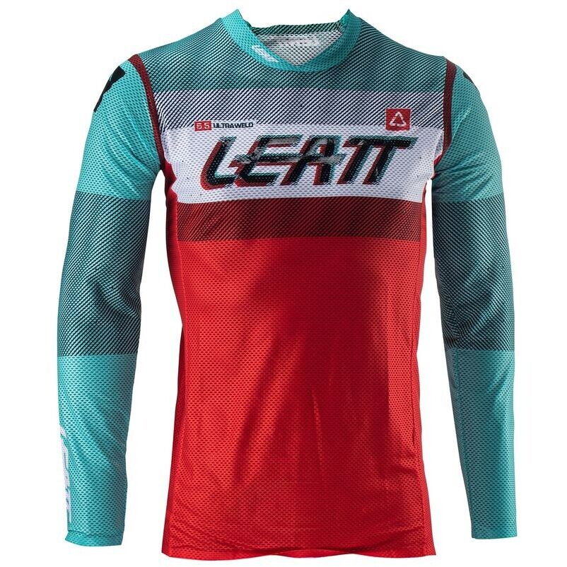 Leatt JERSEY MOTO 5.5 ULTRAWELD Rotes Kreuz Moto Jersey