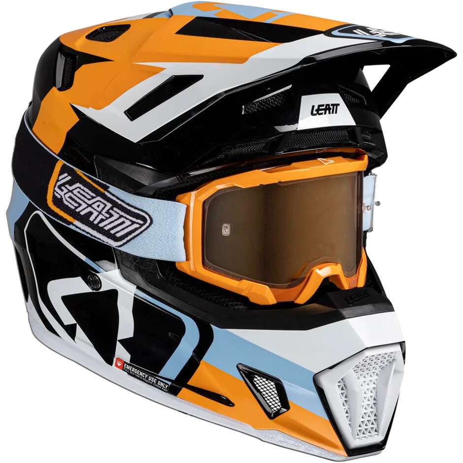 Leatt KIT MOTO 7.5 V25 ORANGE Motocross Helm Orange