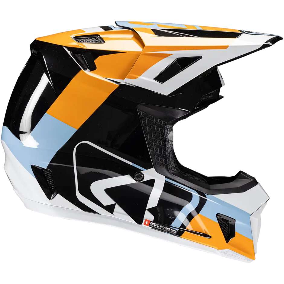 Leatt KIT MOTO 7.5 V25 ORANGE Motocross Helm Orange