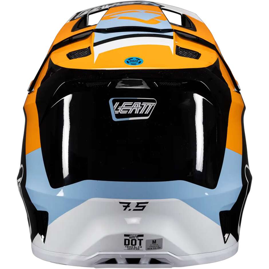 Leatt KIT MOTO 7.5 V25 ORANGE Motocross Helm Orange