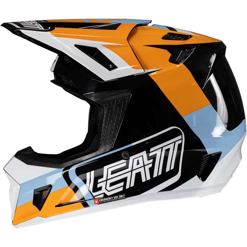 Leatt KIT MOTO 7.5 V25 ORANGE Motocross Helm Orange