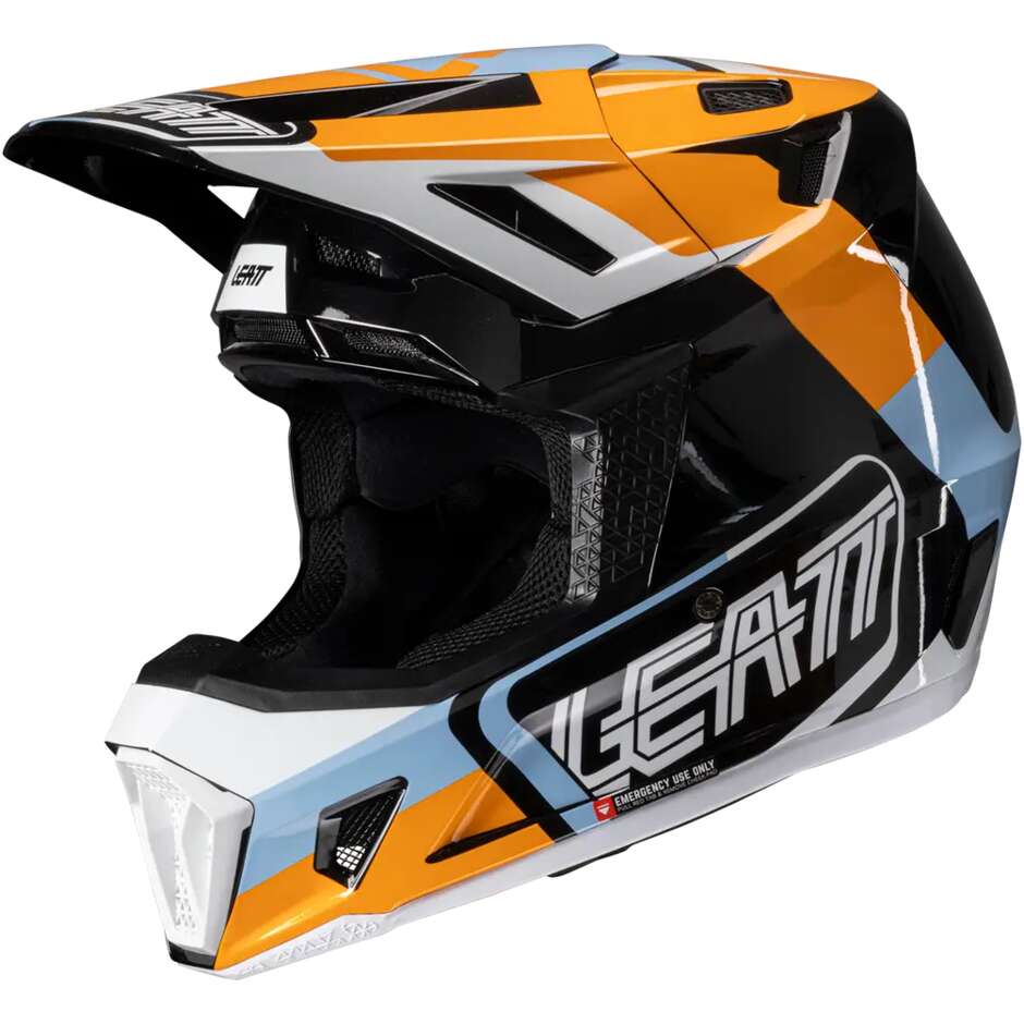 Leatt KIT MOTO 7.5 V25 ORANGE Motocross Helm Orange