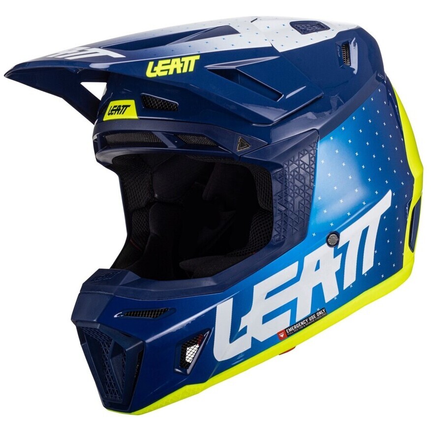Leatt KIT MOTO 8.5 V24 BLUE Motocross Helm Blau