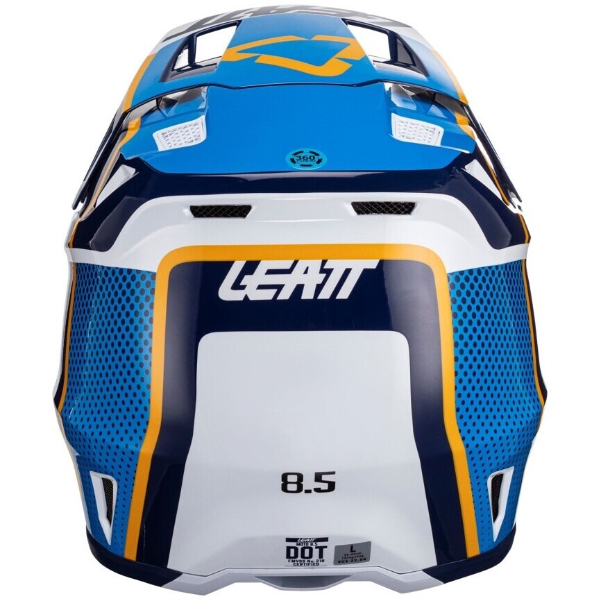 Leatt KIT MOTO 8.5 V24 INK Motocross-Helm Blau