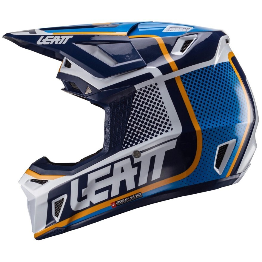 Leatt KIT MOTO 8.5 V24 INK Motocross-Helm Blau