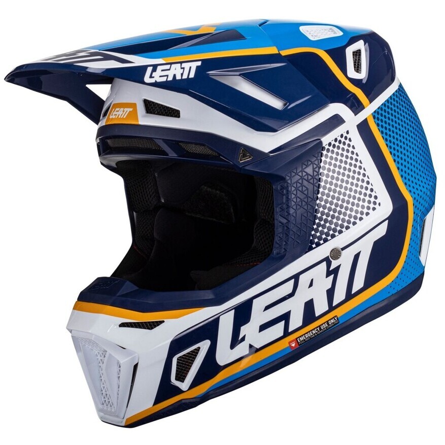Leatt KIT MOTO 8.5 V24 INK Motocross-Helm Blau
