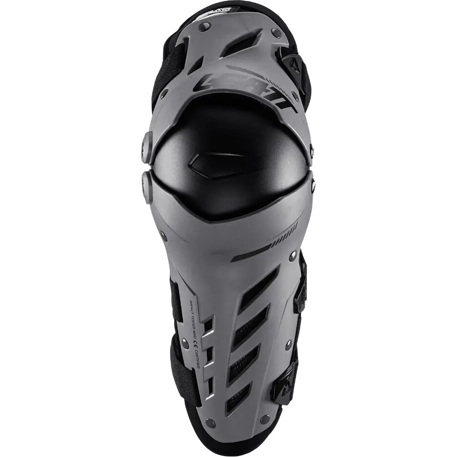 Leatt KNEE&SHIN GUARD DUAL AXIS FORGE Motorcycle Knee Brace Grey