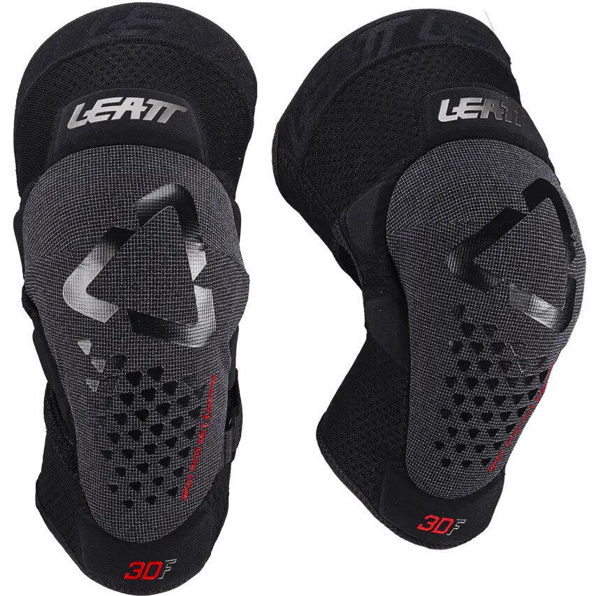 Leatt KNEE GUARD 3DF 5.0 EVO Motorrad-Knieorthese Schwarz