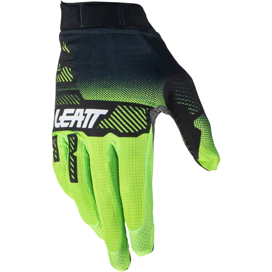 Leatt MOTO 1.5 GRIPR Green Cross Motorcycle Gloves