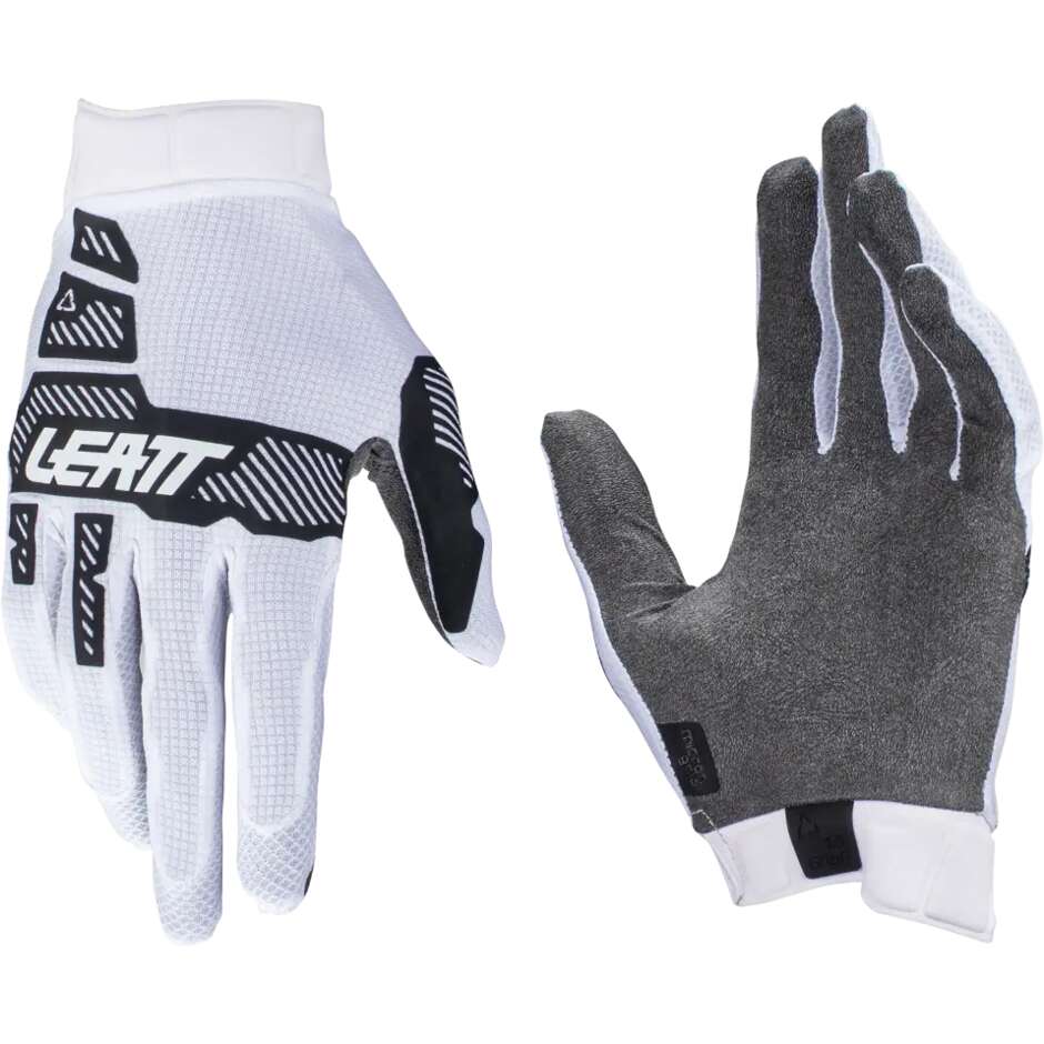 Leatt MOTO 1.5 GRIPR Weiße Cross-Motorradhandschuhe