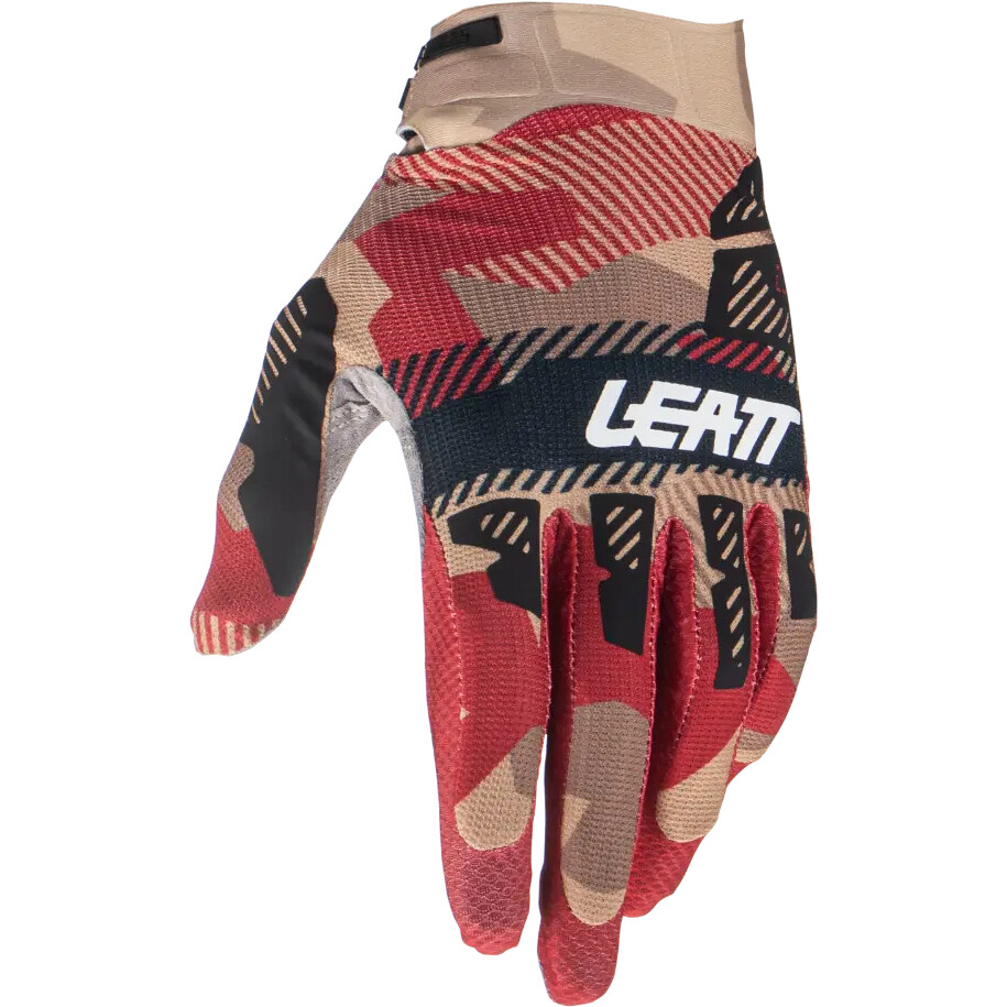 Leatt MOTO 2.5 X-FLOW Brown Cross Motorcycle Gloves