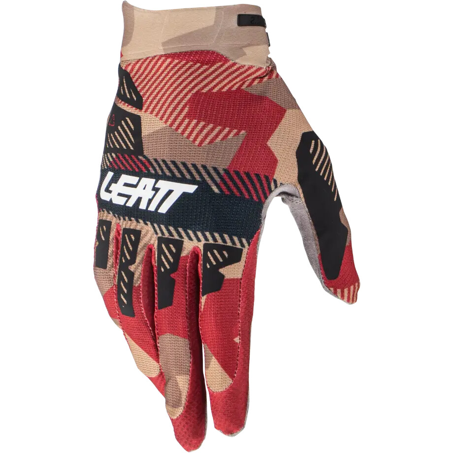 Leatt MOTO 2.5 X-FLOW Brown Cross Motorcycle Gloves