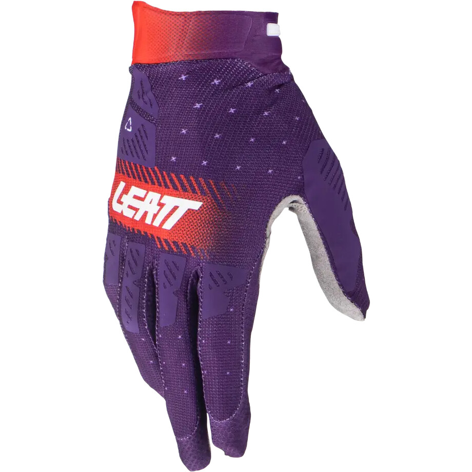 Leatt MOTO 2.5 X-FLOW Cross motorcycle gloves Purple