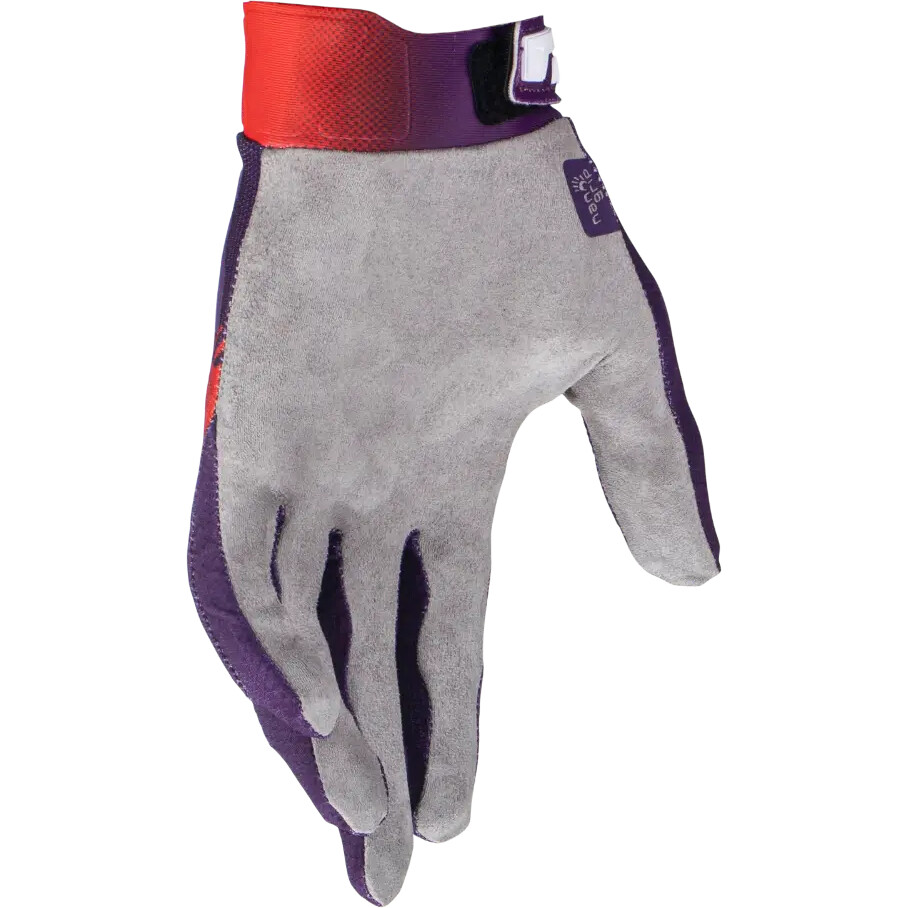 Leatt MOTO 2.5 X-FLOW Cross motorcycle gloves Purple