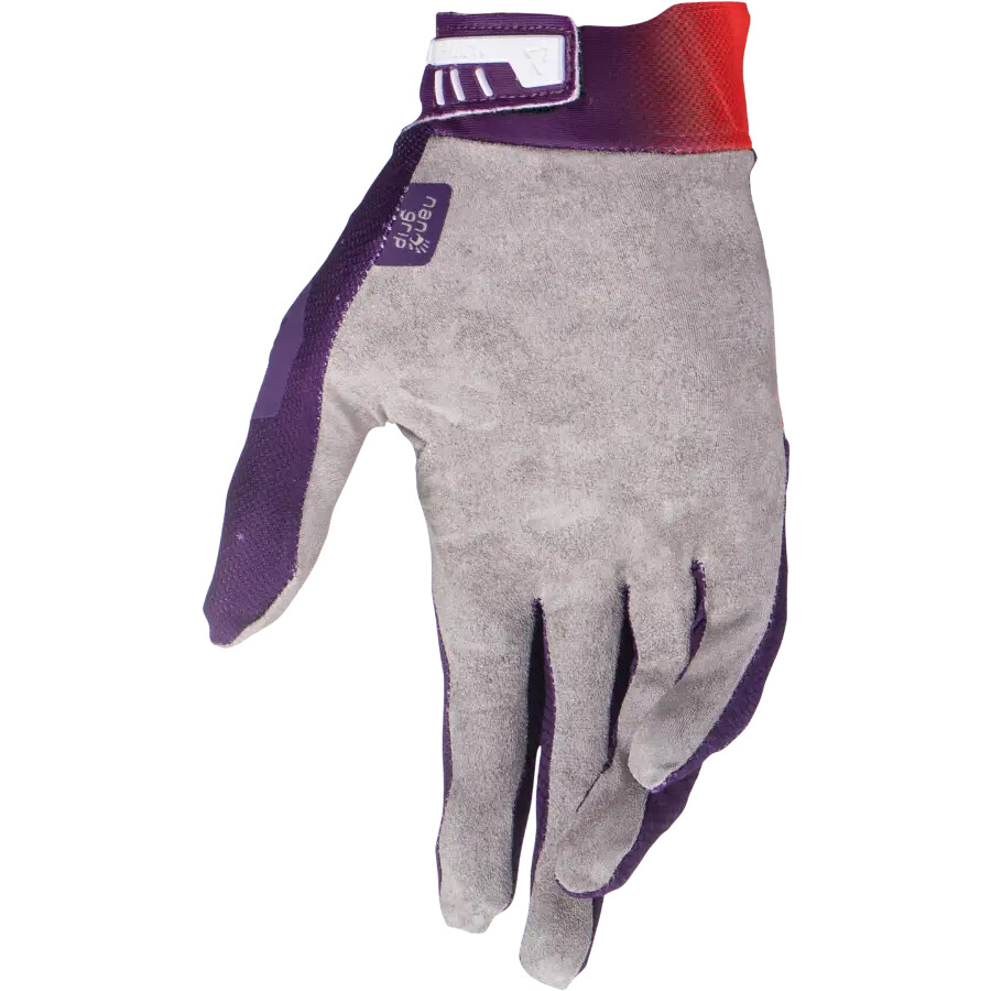 Leatt MOTO 2.5 X-FLOW Cross motorcycle gloves Purple