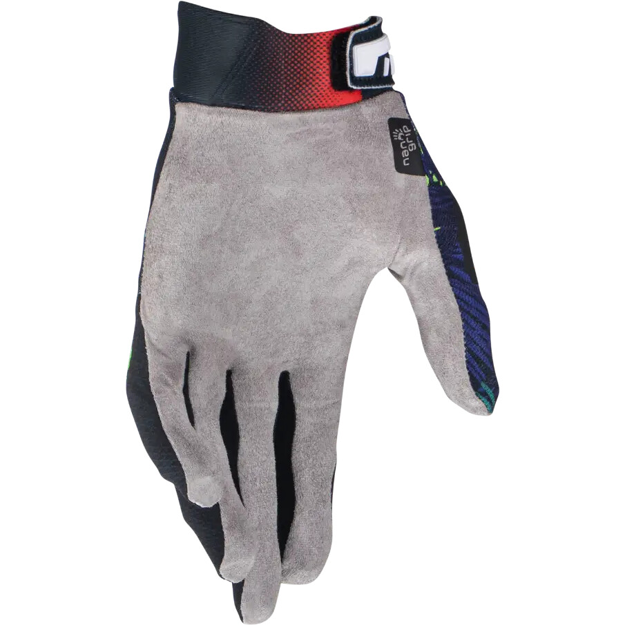 Leatt MOTO 2.5 X-FLOW Green Cross Motorcycle Gloves