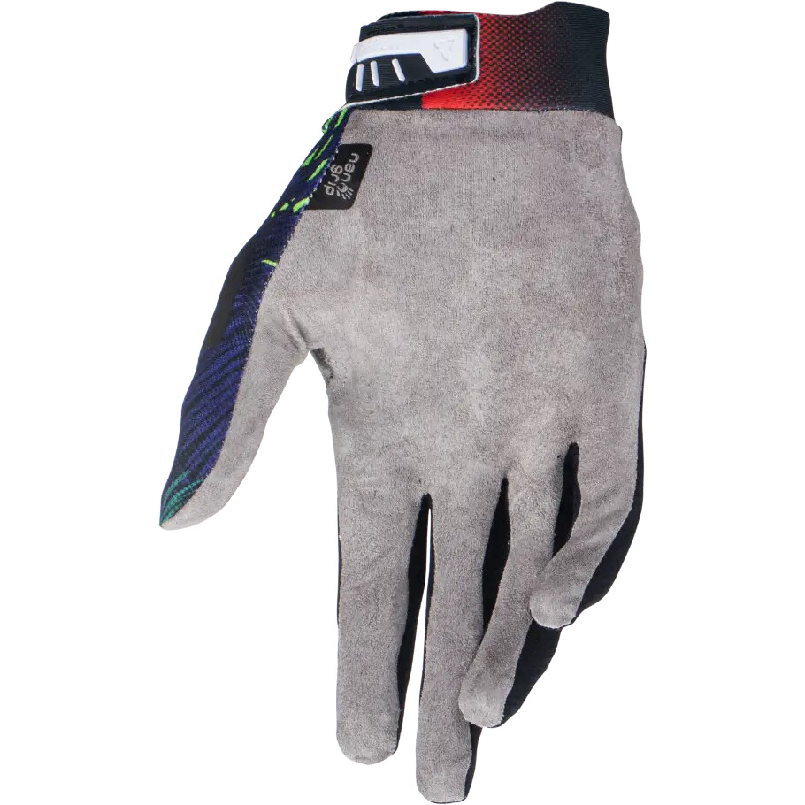 Leatt MOTO 2.5 X-FLOW Green Cross Motorcycle Gloves