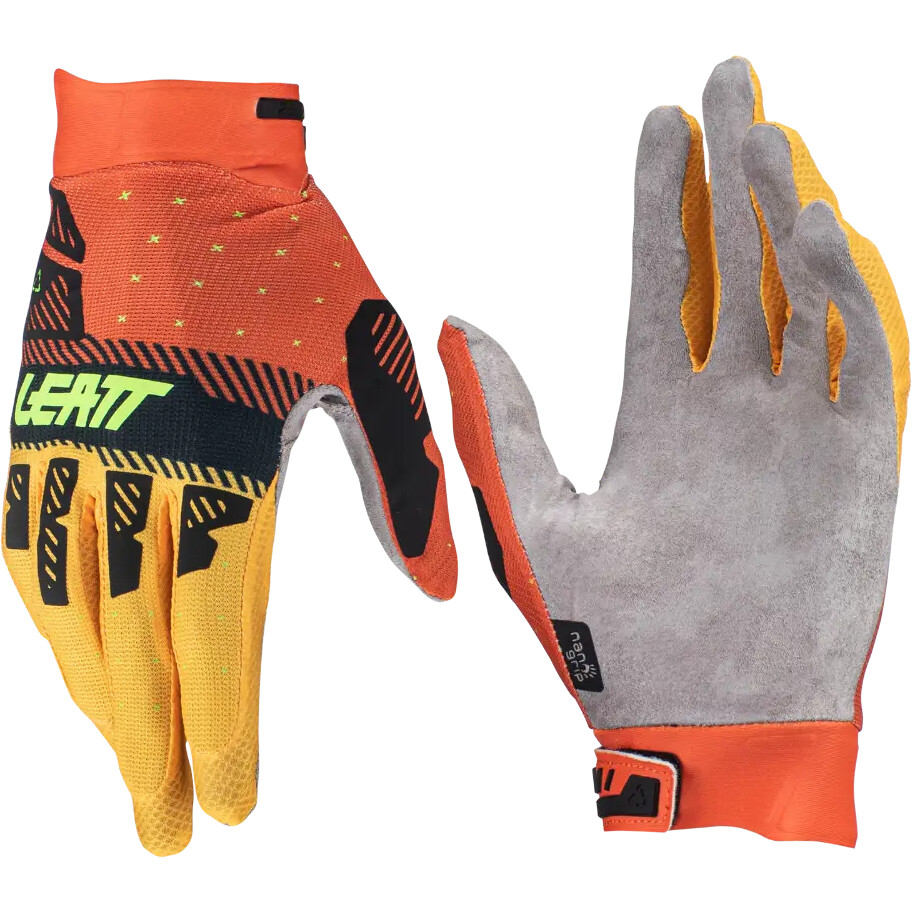 Leatt MOTO 2.5 X-FLOW Orange Cross Motorradhandschuhe