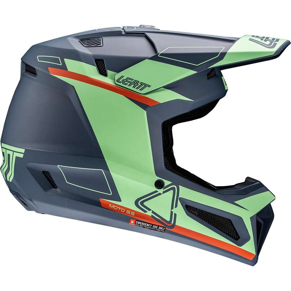 Leatt Moto Cross Helmet KIT MOTO 3.5 V25 MATCHA Green