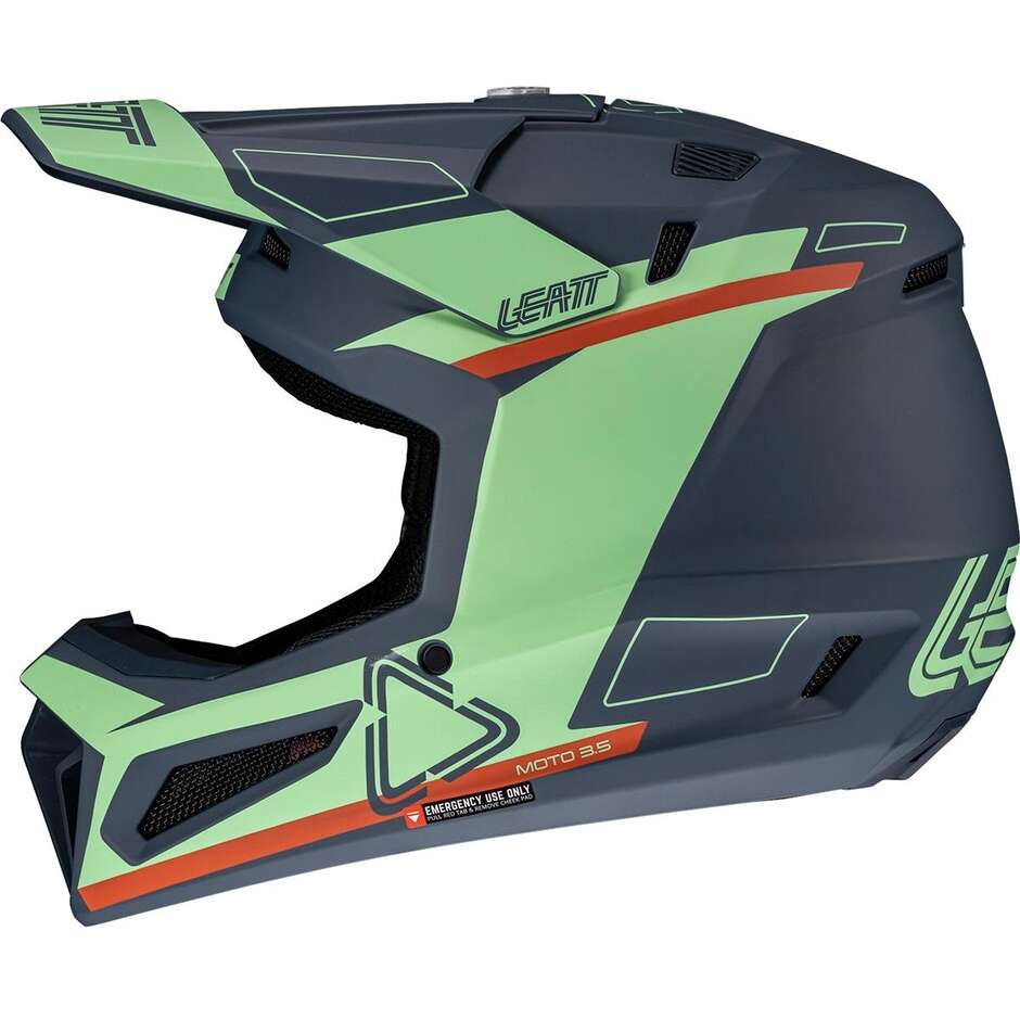 Leatt Moto Cross Helmet KIT MOTO 3.5 V25 MATCHA Green