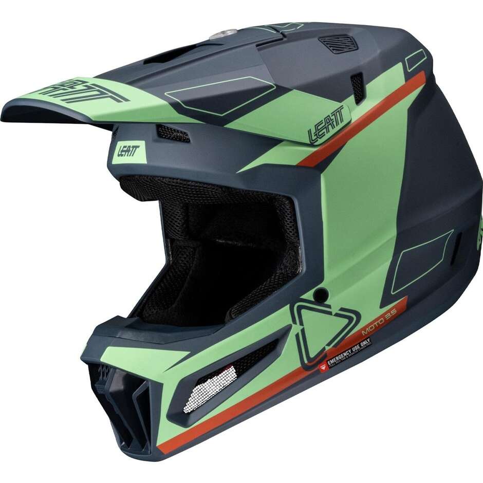Leatt Moto Cross Helmet KIT MOTO 3.5 V25 MATCHA Green